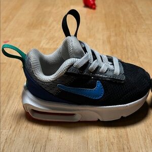 Nike Kids Black and Blue Shoes